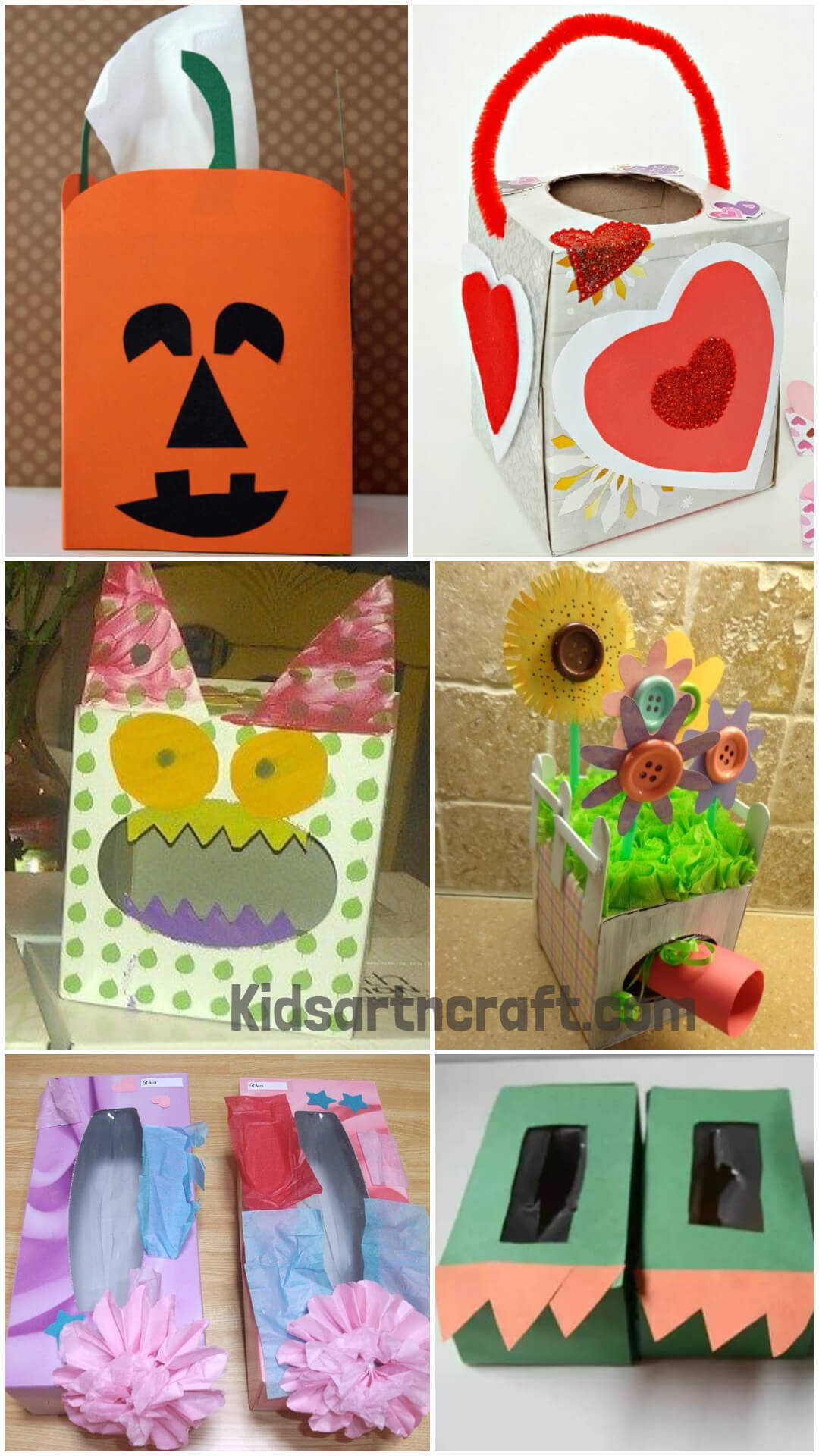 Tissue box Crafts for Preschoolers