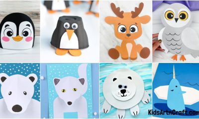 Winter Animal Crafts For Kids Featured Image
