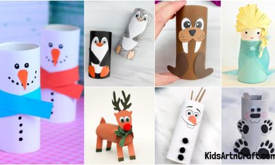 Winter Toilet Paper Roll Crafts Featured Image