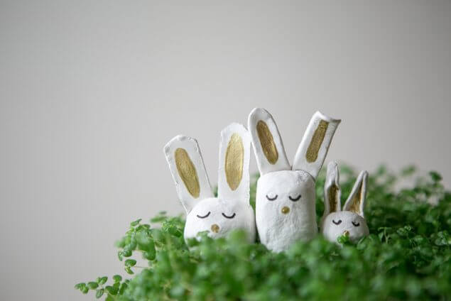 Adorable Air Dry Clay Bunny Craft Idea Air dry clay Ideas for kids
