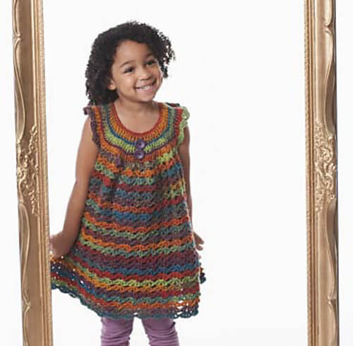 Adorable & Easy Girl’s Lace Pinafore Dress Ideas Crochet Dresses for Kids