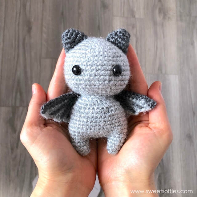 Adorable Bat Craft Idea Made Using CrochetCrochet Animal Patterns