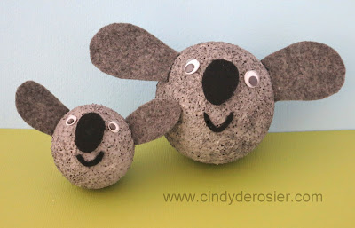 Adorable Koala Craft Idea For Preschoolers Using Styrofoam Balls