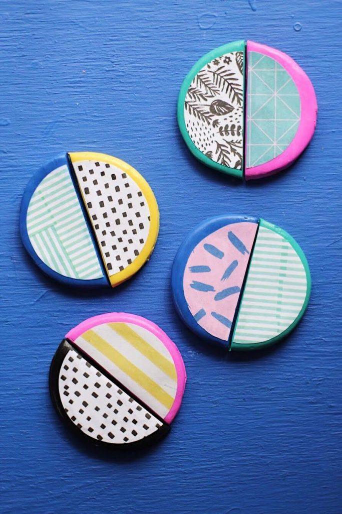 Polymer Clay Coaster Craft Ideas Kids Art & Craft