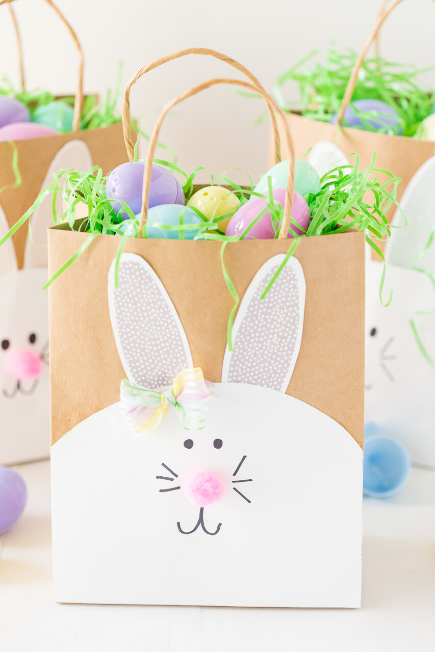 Adorable Paper Bag Easter Bunny Crafting Idea Paper Bag Crafts &amp; Activities for Easter
