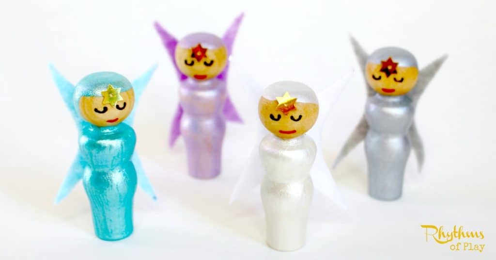Adorable Peg Dolls Ornament Art Idea For Preschoolers Winter Ornaments Craft 