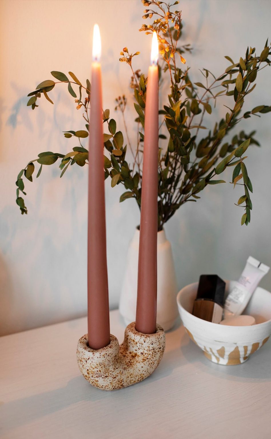 Polymer Clay Candle Holder Craft Ideas Kids Art & Craft