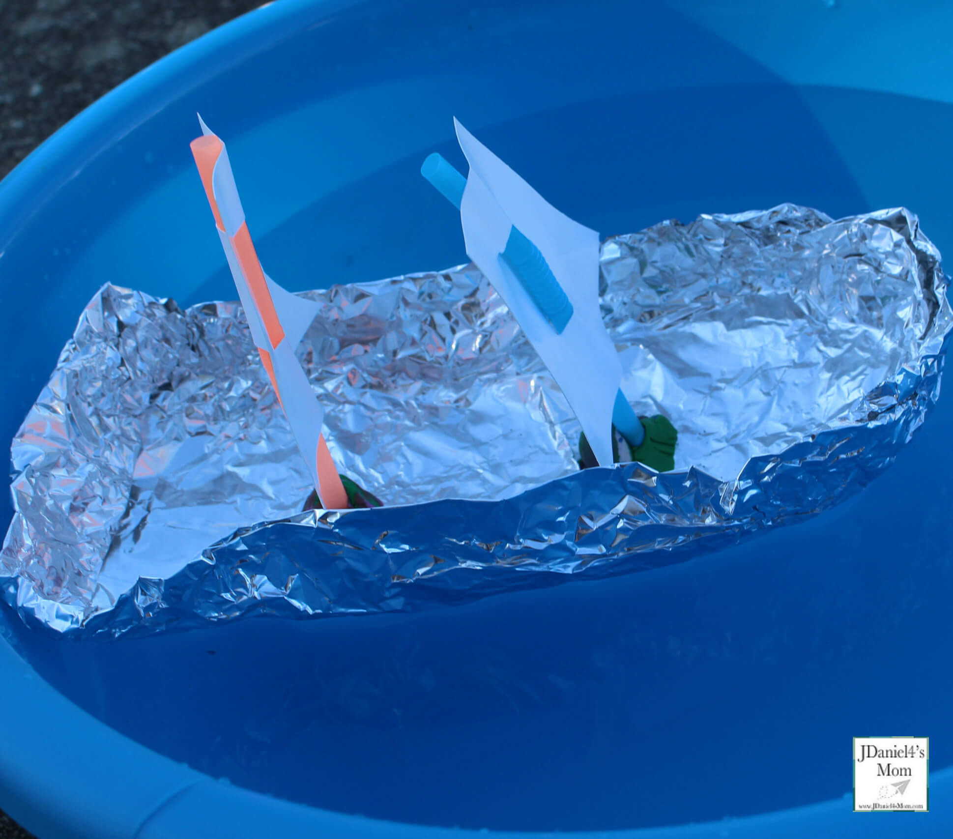  Aluminum Foil Sail Boat Stem Activities For Toddlers & Kids