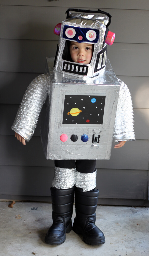 Amazing DIY Space Robot Costume Ideas For Kids