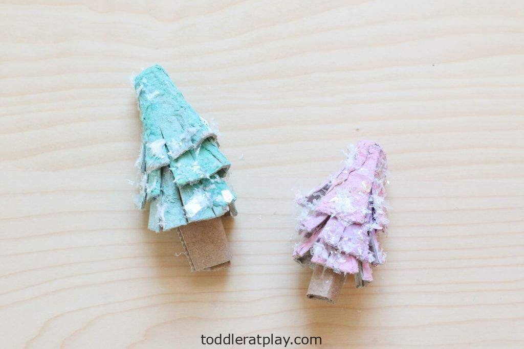 Amazing Egg Carton Christmas Tree Craft Idea For Kids