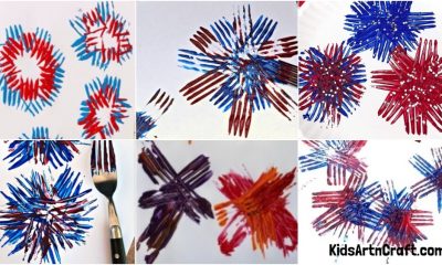 Amazing Fireworks Fork Crafts