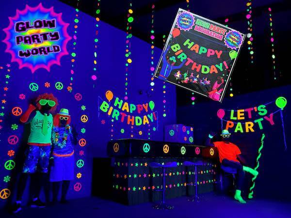 Amazing Glow In Dark Party Supplies & Ideas For Birthday Glow in the dark party DIY ideas 