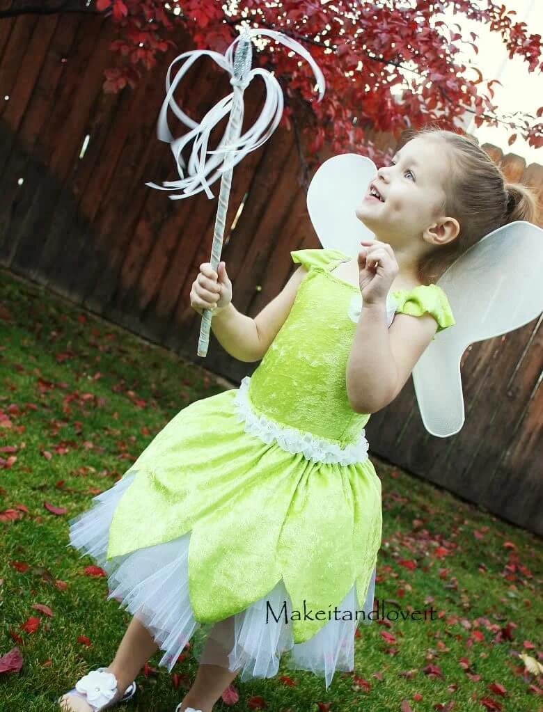 Amazing Halloween Tinker Bell Costume Craft For Preschoolers Tinkerbell Costume DIY Ideas for Kids