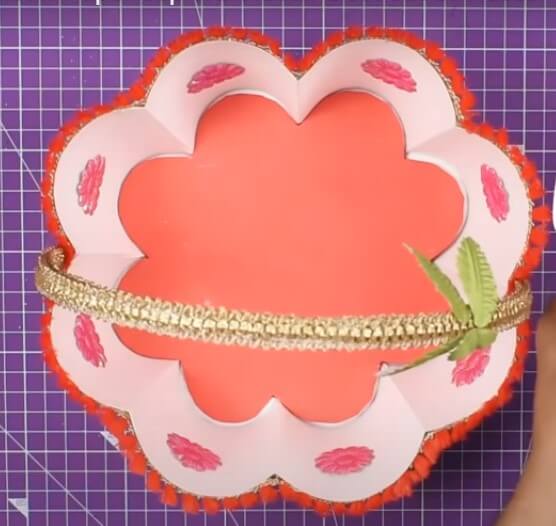 Amazing Lace Paper Cup Basket DIY For Kids Craft