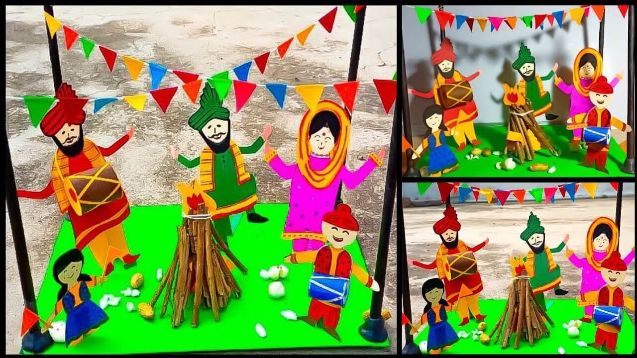Amazing Lohri Decoration Craft Activity For Kids Lohri Crafts &amp; Activities for Kids