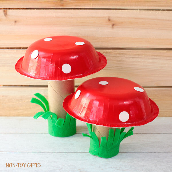 Amazing Paper Plate Mushroom Super Mario Crafts and Activities for Kids