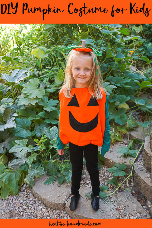 Amazing Pumpkin Halloween Dress Up Costume For Girls Cute Costume DIY Ideas for Kids 