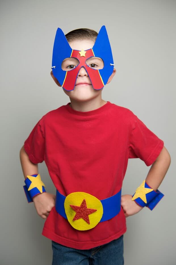 Amazing Superhero No-Sew Costume Craft For Kids Superhero Costume DIY Ideas for Kids