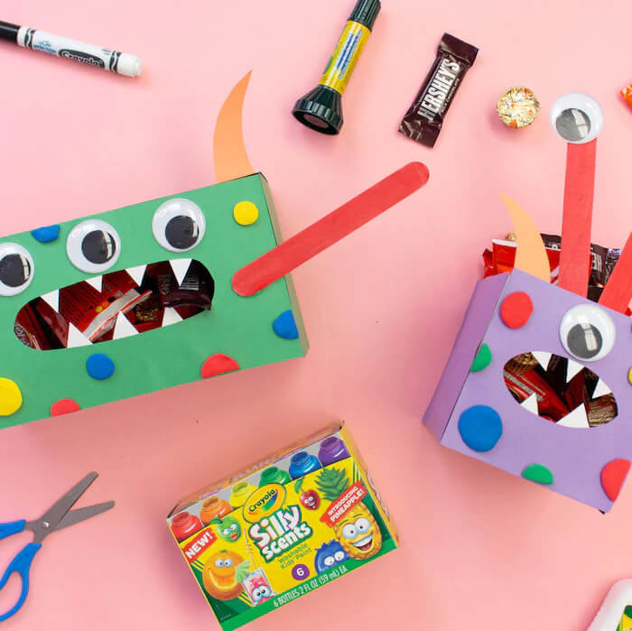 Amazing Tissue Box Monster Treat Box Craft For Kids