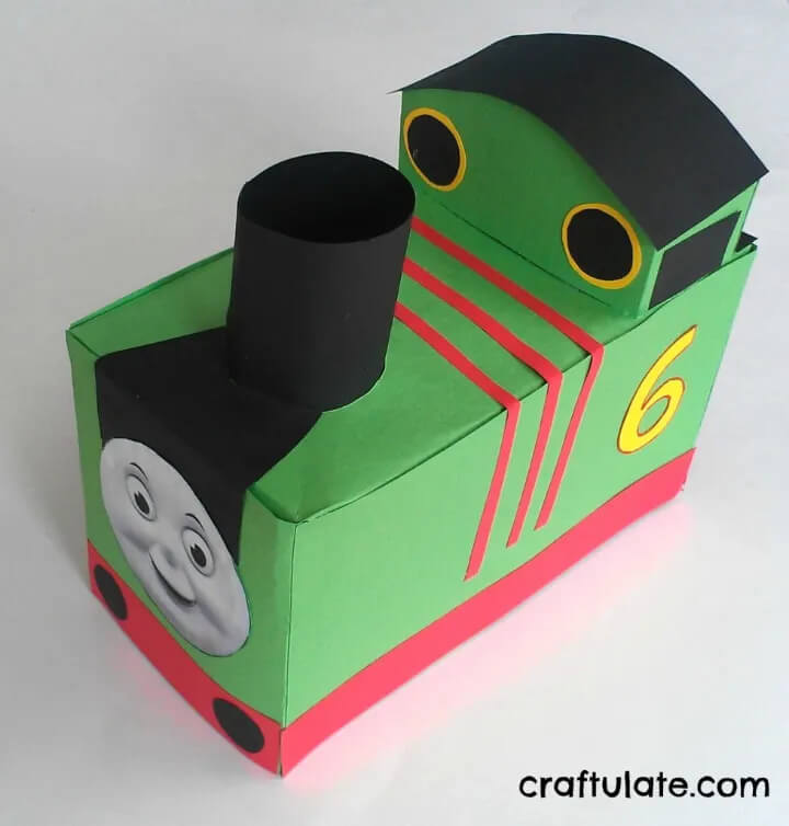 Amazing Tissue box Train Craft For Kids