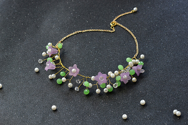 Amazing Vintage Wire & Beads Flower Bracelet Jewelry Ideas Vintage Wire Flower Jewelry Ideas