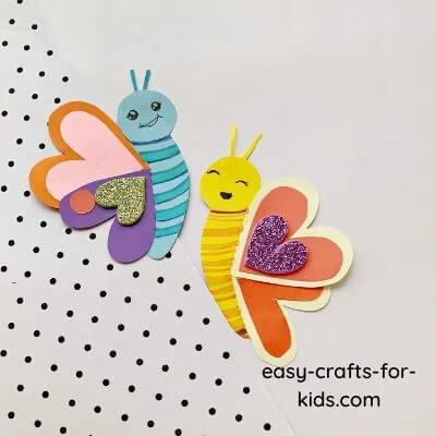 Amazingly Beautiful Butterfly Craft For Kids To Makeglitter crafts for preschoolers