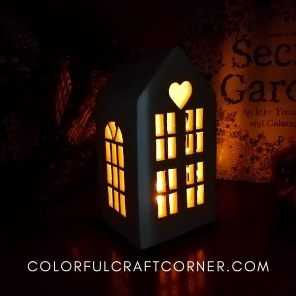Awesome Clay House Lamp Craft Idea Air dry clay Sculpture Ideas