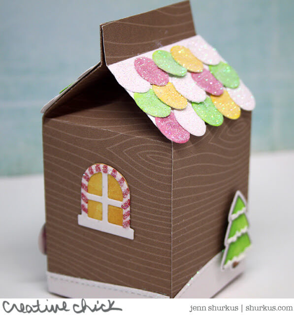 Awesome Gingerbread House Craft Using Milk Carton