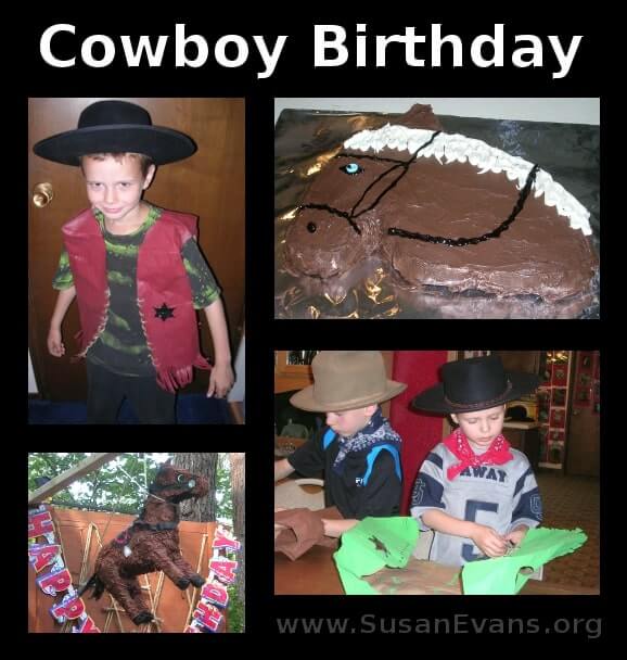Awesome Handmade Cowboy Dress For Birthday Party