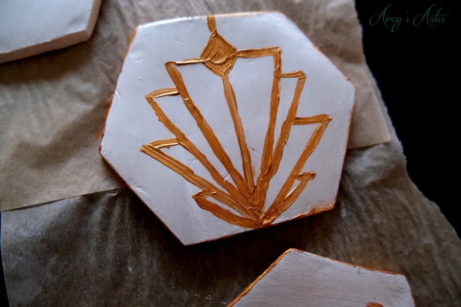 Basic Design Pattern For Clay Coaster Craft