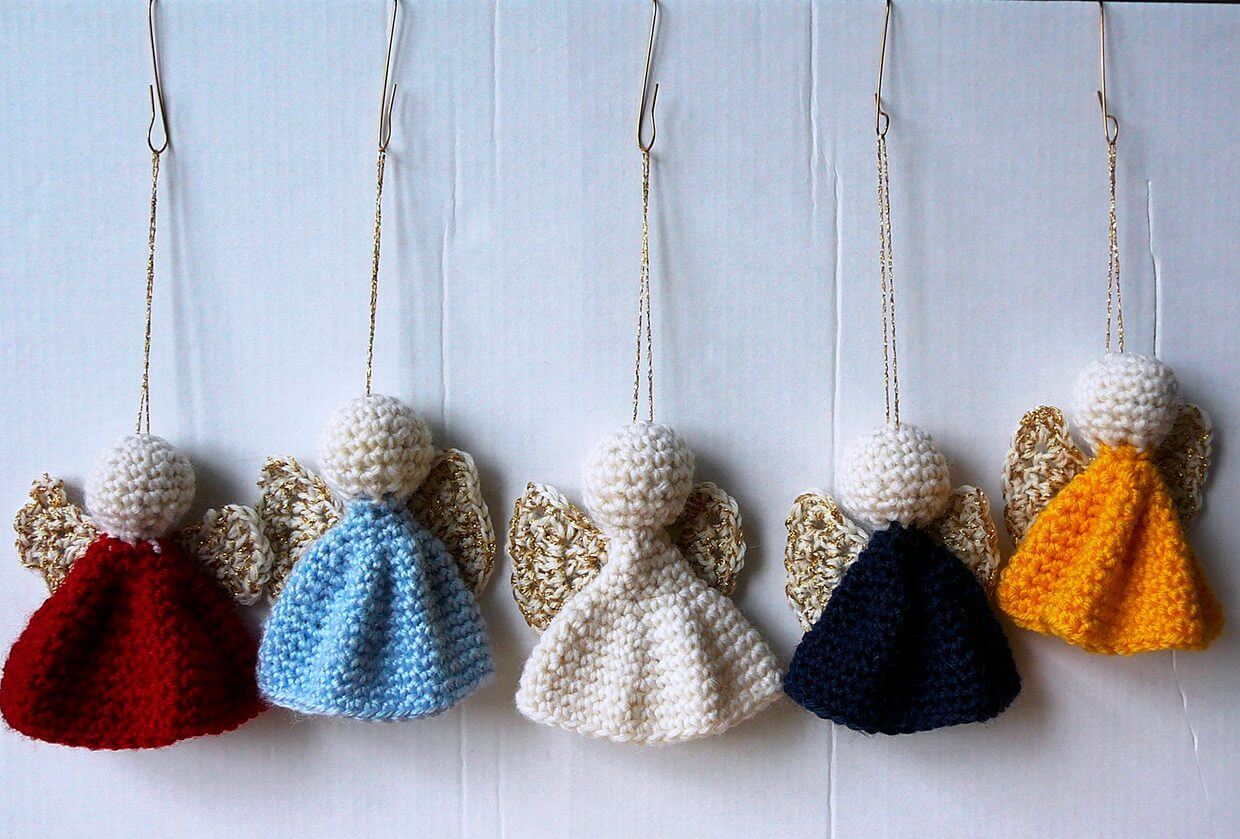 Beautiful Crochet Ornaments For Hanging Crochet Patterns for Christmas 