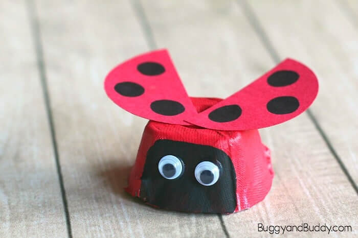 Beautiful Egg Carton Ladybug Craft Idea For Kids DIY Easy Egg Carton Ladybug Crafts (