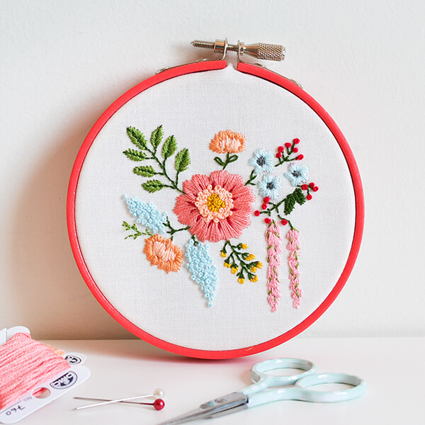 Beautiful Embroidered Bouquet Cross Stitching Pattern Idea Cross Stitch Patterns Idea