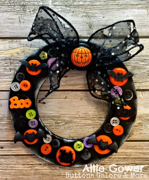Halloween Button Crafts For Kids Kids Art Craft