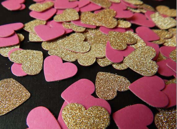 Beautiful Hearts Craft For Decoration Using Glitter Glitter Paper Decoration Ideas