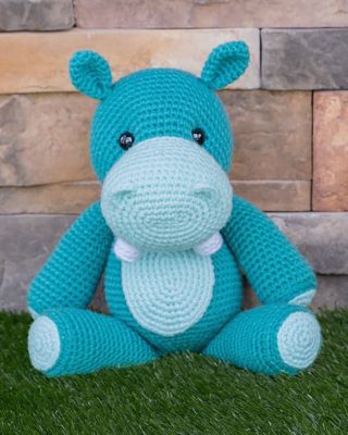 Beautiful Hippo Crochet Soft Toy For KidsCrochet Animal Patterns