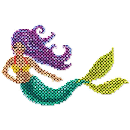 Beautiful Mermaids Made Out of Pony Beads Easy Mermaid Beads Craft Ideas