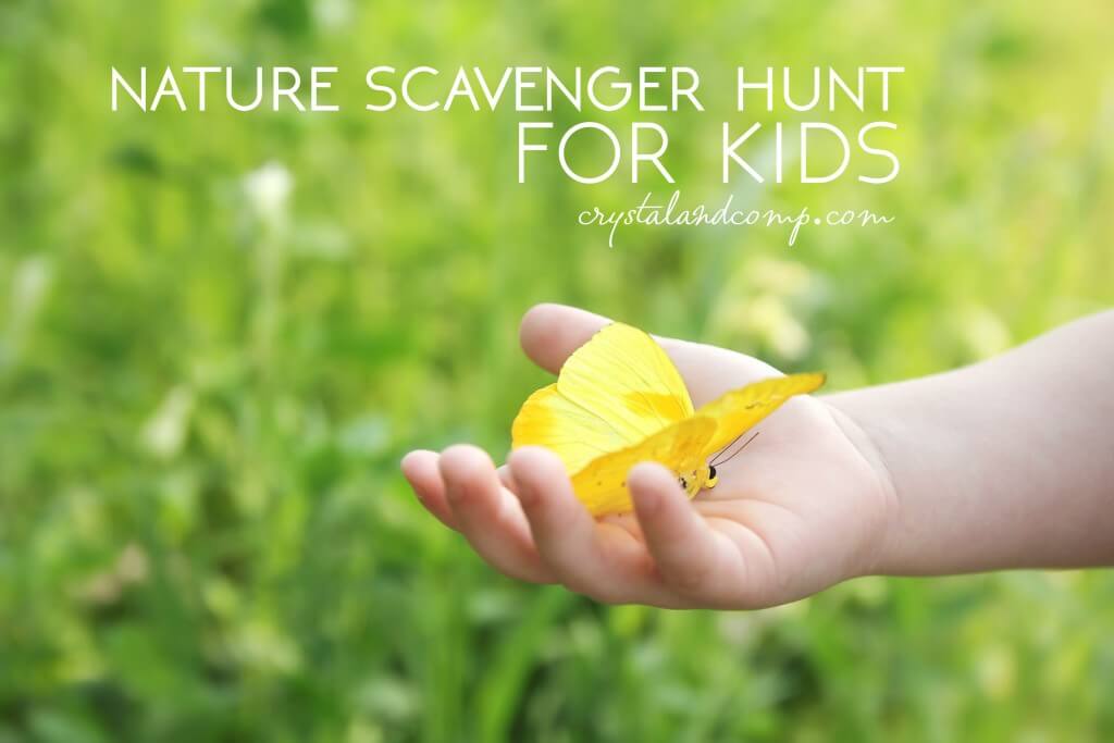 Beautiful Nature Scavenger Hunt For Kids STEM Activity