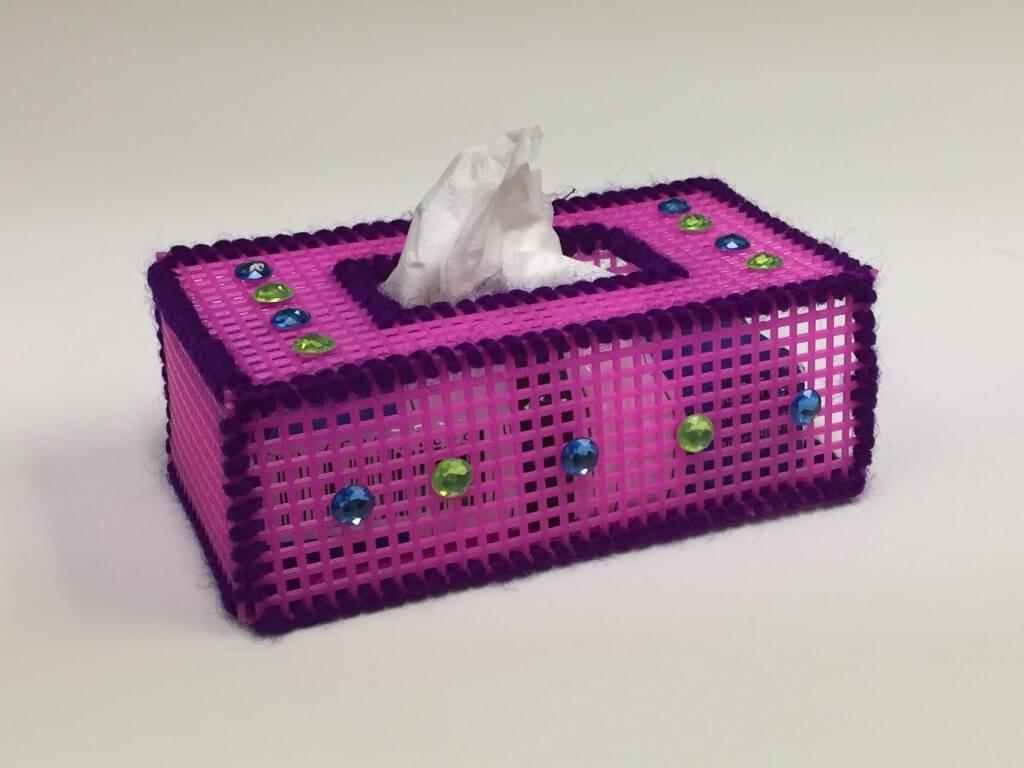 Beautiful Plastic Tissue Box Craft For Keeping Facial Tissue