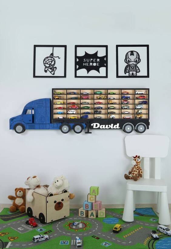 Beautiful Playroom Decorate With Toys TruckToy Storage Ideas for Playroom