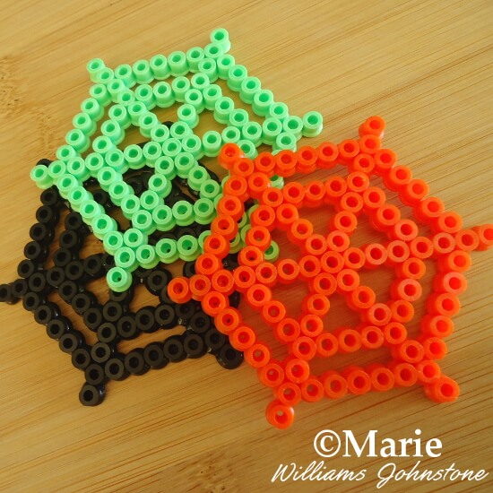 Beautiful Spider Web Perler Bead Pattern Decoration Craft At Home