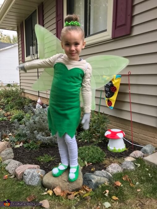 Beautiful Tinkerbell Costume Design For Small Girls