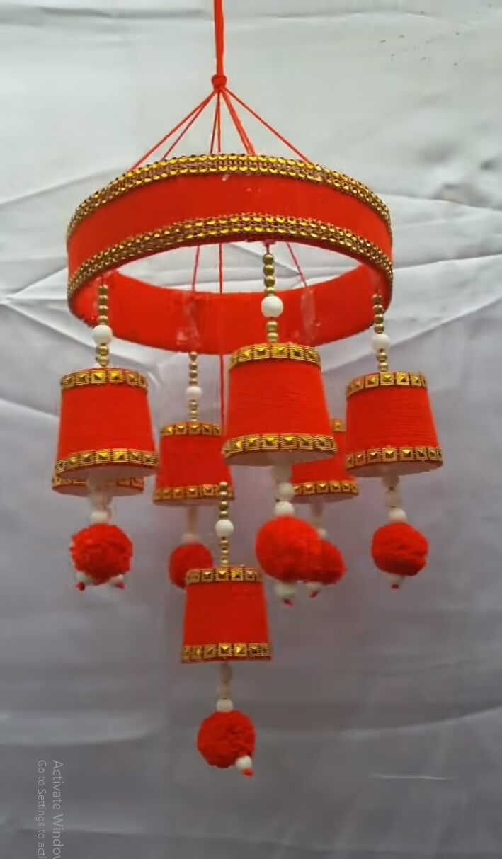 Yarn Paper Cup Craft & Activities - Kids Art & Craft