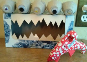 Big Mouth Tissue Box Monster Craft For Kids