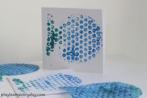 Painting Hacks With Bubble Wrap - Kids Art & Craft