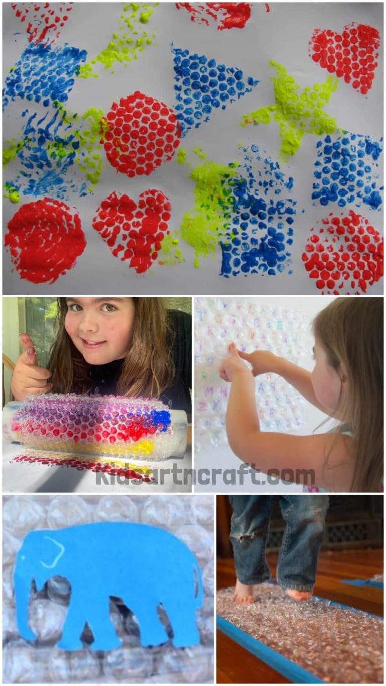 Bubble Wrap Gross Motor Game Activities Kids Art & Craft