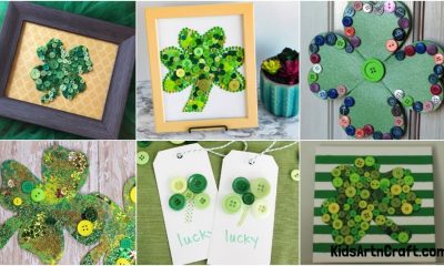 Button Craft For St Patricks Day