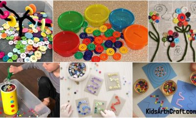 Button Crafts For Toddlers