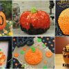 Button Pumpkin Crafts for Halloween