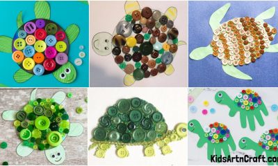 Button Turtle Crafts